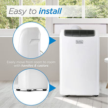 Load image into Gallery viewer, BLACK+DECKER 10,000 BTU Portable Air Conditioner with Remote Control, White

