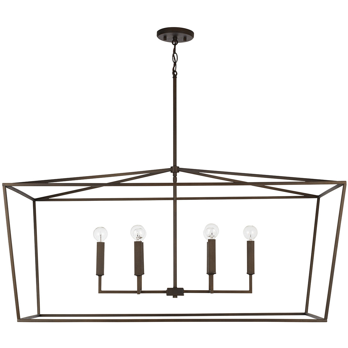 Thea 6 Light 42 inch Oil Rubbed Bronze Island Ceiling Light MRM50