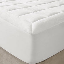 Load image into Gallery viewer, Gracie Mills Cloud Soft Overfilled Plush Waterproof Mattress Pad White King
