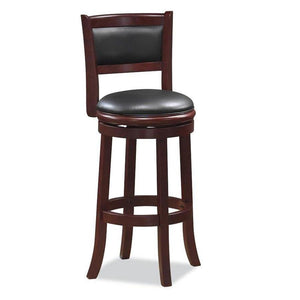 24" Swivel Counter Stool Hardwood in Cherry Finish #9649