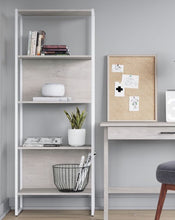 Load image into Gallery viewer, 66&quot; White Four Shelf Bookcase #9641
