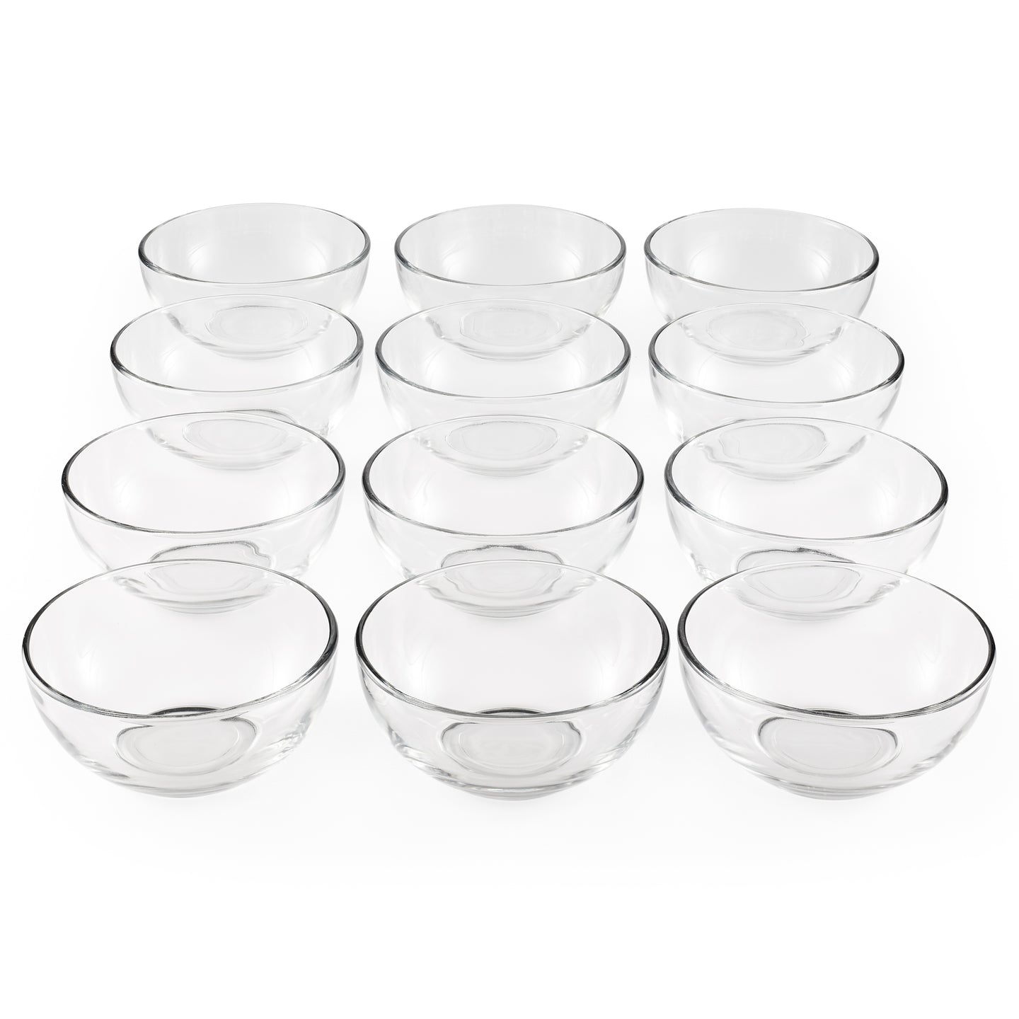 Mainstays Round Glass Bowls Catering Pack, Set of 12 GL298
