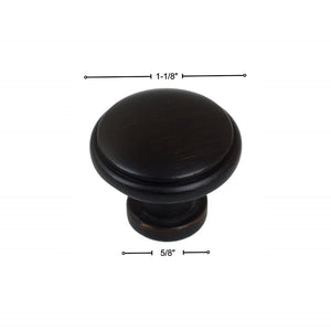 1 1/8" Diameter Mushroom Knob Multipack (Set of 10) GL1008