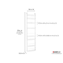 Load image into Gallery viewer, 8 Tier Cabinet Door Organizer 77&quot; x 18&quot; x 5.2&quot;
