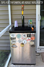 Load image into Gallery viewer, Kegco Polished Outdoor Dual Tap Freestanding Kegerator with Door Lock and Adjustable Temperature
