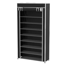 Load image into Gallery viewer, Black 9-Tier 45 Pair Shoe Rack (SB851)
