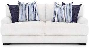 Hollyn Sofa with Pillows Snow AS IS