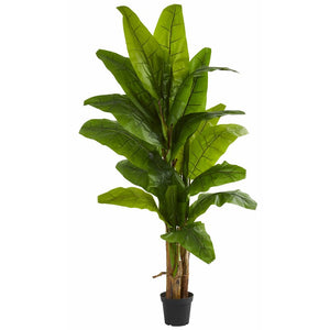 90" Artificial Banana Leaf Tree in Planter
