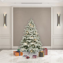 Load image into Gallery viewer, 6.5&#39; Alaskan Pine Artificial Christmas Tree with Snowy Effect
