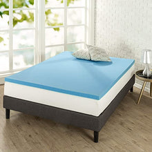 Load image into Gallery viewer, 2 Inch Green Tea Cooling Gel Memory Foam Mattress Topper / Cooling Gel Foam / CertiPUR-US Certified, 2&quot; King
