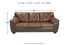 Load image into Gallery viewer, Gregale Queen Sofa Sleeper AS-IS

