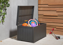Load image into Gallery viewer, Trinity THBGR-3108 Outdoor Deck Box, 70 Gallon, Slate Gray 7706

