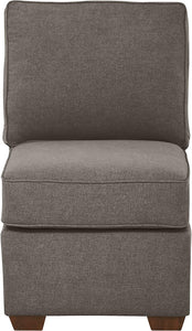 Amazon Brand – Stone & Beam Bagley Sectional Component Armless Chair, 23"W, Stone - SET OF 2 - 2 BOXES