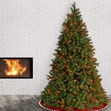 Load image into Gallery viewer, National Tree Company Pre-Lit 'Feel Real' Artificial Full Downswept Christmas Tree, Green, Douglas Fir, Multicolor Lights, Includes Stand, 6.5 Feet
