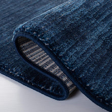 Load image into Gallery viewer, SAFAVIEH Vision Collection 2&#39;2&quot; x 6&#39; Navy Modern Ombre Tonal Chic Non-Shedding Living Room Entryway Foyer Hallway Bedroom Runner Rug
