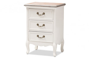 Antique French Country Cottage Nightstand #CR1038