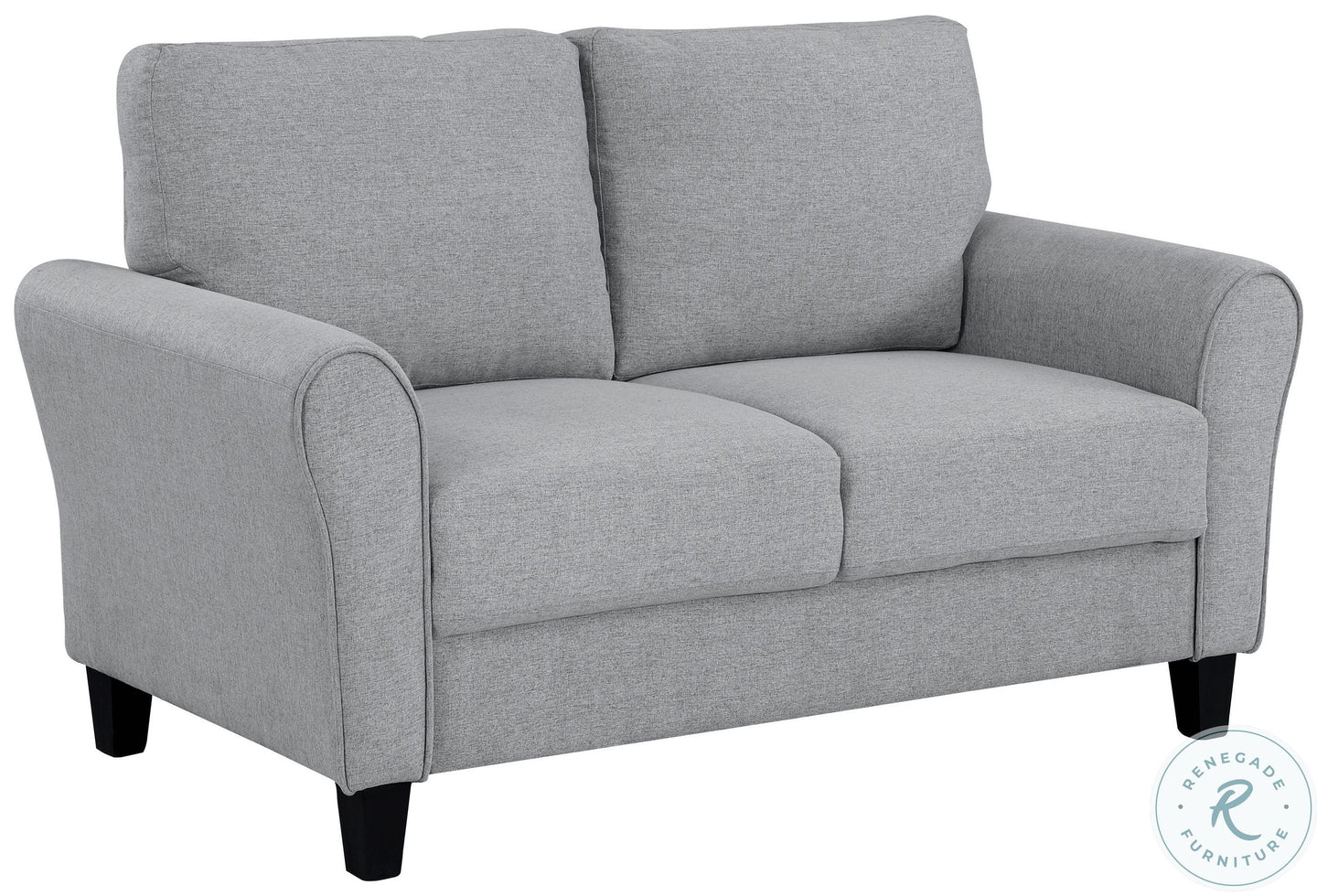 Ellery Dark Gray Loveseat