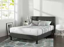 Load image into Gallery viewer, Zinus 43” Dachelle Upholstered Platform Bed Frame, Full 1238CDR
