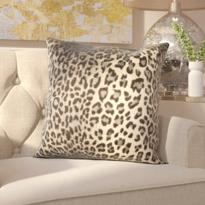 Lichfield Faux Leopard Throw Pillow- #9829ha