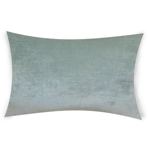 Hayter Velvet Lumbar Pillow- 12" x 18" Blue #9891ha