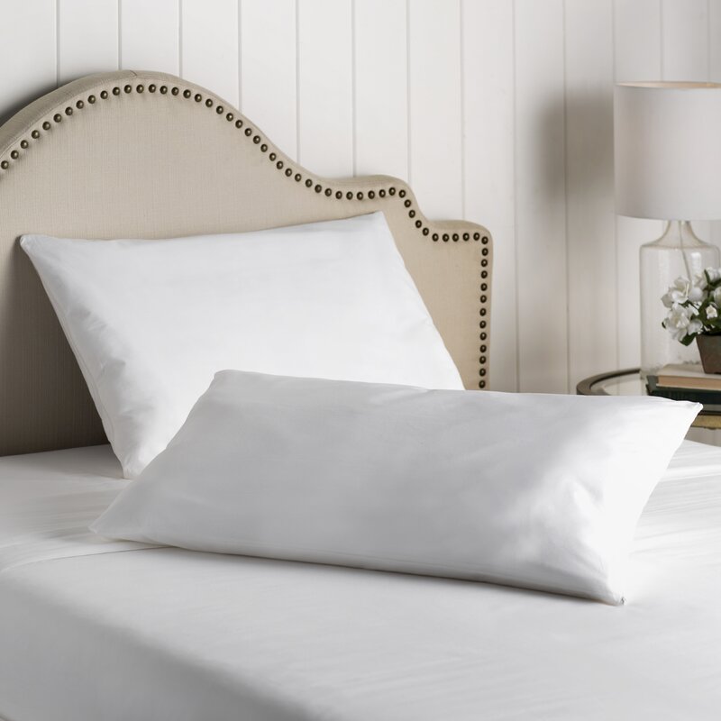 Wayfair Basics Allergy Protection Cotton Pillow Protector- Standard/ Queen set of 2 White #9903ha