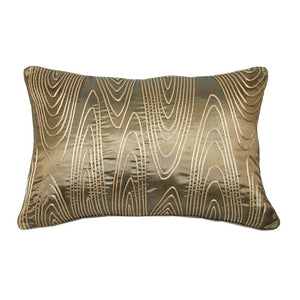 Cantillo Faux Bois Cord Lumbar Pillow- Antique Gold #9948ha