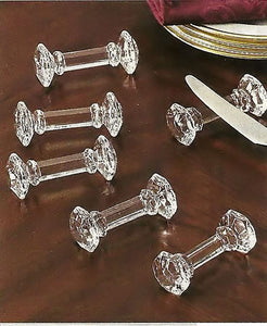 Shannon Crystal Knife Rest- set of 6 Crystal #9958ha
