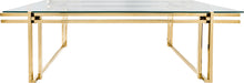 Load image into Gallery viewer, Metal 55&quot; Coffee Table Gold
