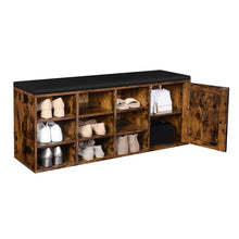 Load image into Gallery viewer, 9 Pair Stackable Shoe Storage Bench

