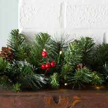 Load image into Gallery viewer, 9&#39; Pre-Lit Garland with 50 Lights
