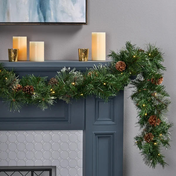 9' Spruce Artificial Christmas Garland