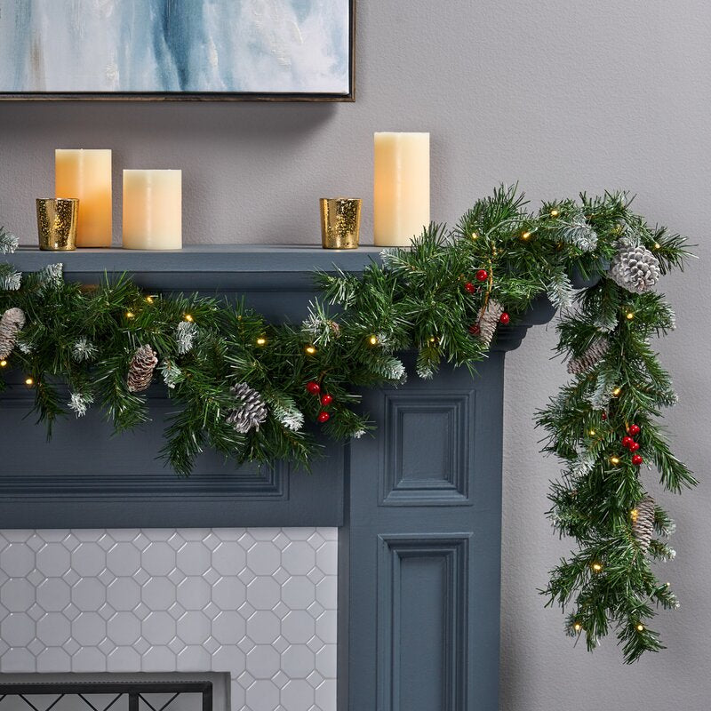9' Spruce Artificial Christmas Garland