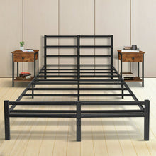 Load image into Gallery viewer, Queen Bed Frame with Headboard 14 inch Heavy Duty Queen Size Metal Platform Bed Frame No Box Spring Needed Easy Assembly Anti-Slip Support
