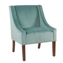 Load image into Gallery viewer, Modern Velvet Swoop Arm Accent Chair 2030
