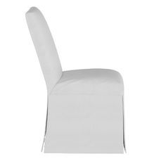 Slip Cover Dining Chair in Twill White #9638