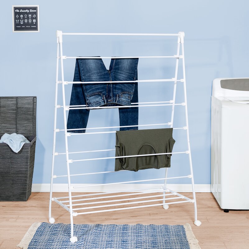 A-Frame Free-Standing Drying Rack with Shelf 1329CDR