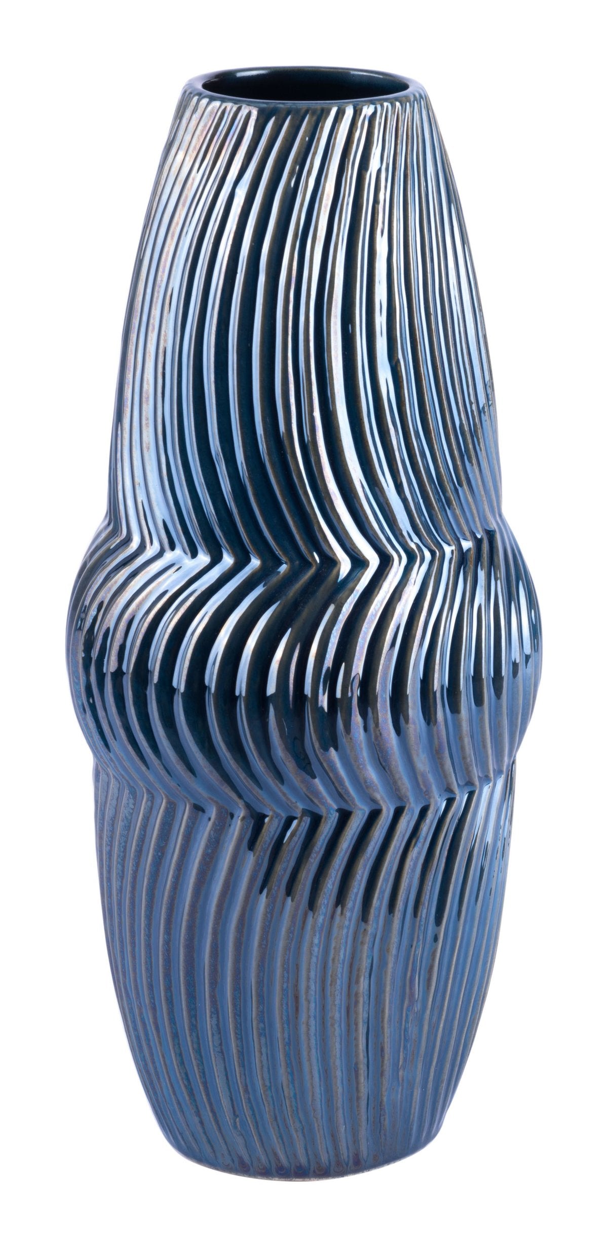 Spruce Sm Vase Blue 7581