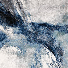 Load image into Gallery viewer, Galaxy Collection 9&#39; x 12&#39; Rectangular Blue/Grey Modern Abstract Lint Free for Living Room Bedroom Dining Room Home Office
