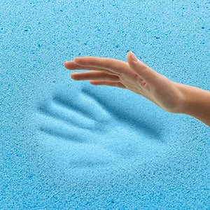 2 Inch Green Tea Cooling Gel Memory Foam Mattress Topper / Cooling Gel Foam / CertiPUR-US Certified, 2" King