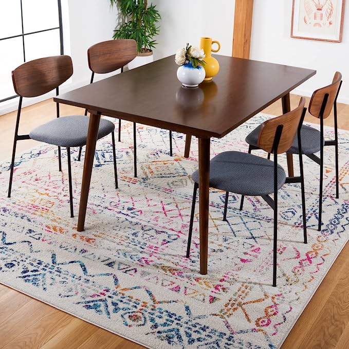 9ft x 12ft Moroccan Style Area Rug, Bohemian Tulum Collection