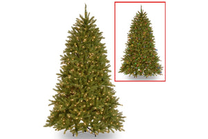 6.5 ft. PowerConnect Dunhill Fir Tree with Dual Color LED Lights