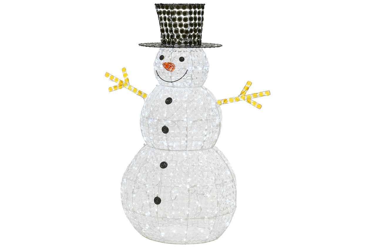 National Tree Company Crystal Bead Snowman with LED Lights