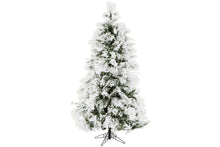 Load image into Gallery viewer, 7.5-Ft. Flocked Snowy Pine Christmas Tree
