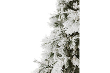 Load image into Gallery viewer, 7.5-Ft. Flocked Snowy Pine Christmas Tree
