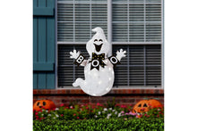Load image into Gallery viewer, National Tree Company 32&quot; Pre-Lit Ghost with BOO Banner Garden Stake
