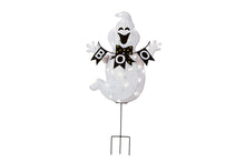 Load image into Gallery viewer, National Tree Company 32&quot; Pre-Lit Ghost with BOO Banner Garden Stake
