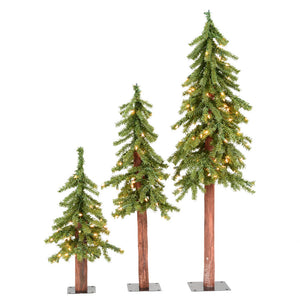 2' 3' 4' Natural Triple Alpine Set  #2188HW