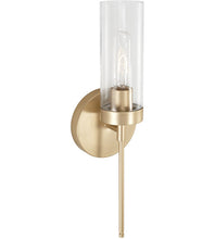 Load image into Gallery viewer, Capital Lighting AA1016SF Elijah 1 Light 5 inch Soft Gold Sconce Wall Light, Austin Allen &amp; Co  3098AH
