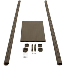 Load image into Gallery viewer, 36&quot; L x 72&quot; W Weathered Brown ALX Estate Complete Deck Railing Kit
