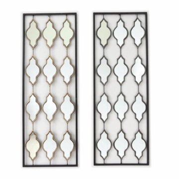 Metal Wall Decor Glass and Metal Wall Sculpture 3151RR